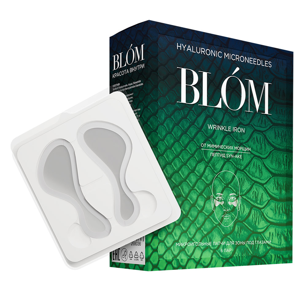 BLÓM Wrinkle Iron, 6 пар